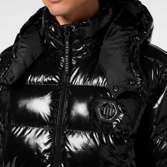 Philipp Plein Nylon Down Jacket, Size 3XL/ US XL-XXL - Picture 4 of 17